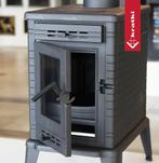 26013 Gietijzeren houtkachel 9,5 kw  kookfunctie!! Koza/K10, Ophalen, Info@woonwarmer.nl, 4264RM, Vrijstaand