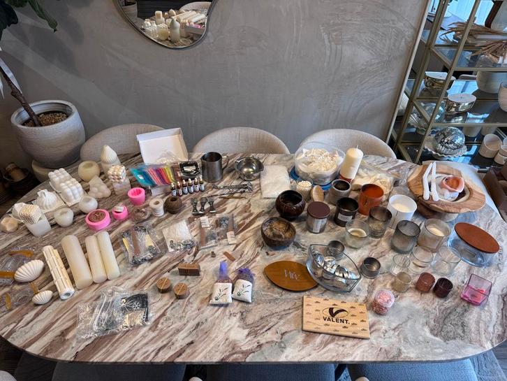 Zelf kaarsen maken XXXXXL pakket, Hobby en Vrije tijd, Kaarten | Zelf maken, Gebruikt, Overige typen, Overige thema's, Ophalen of Verzenden