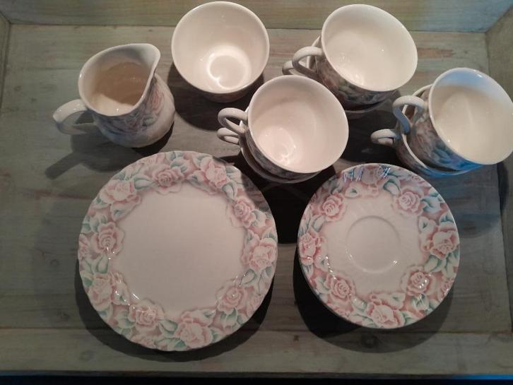 Barratts koffieservies, Huis en Inrichting, Keuken | Servies, Zo goed als nieuw, Overige typen, Overige stijlen, Porselein, Ophalen of Verzenden