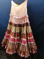 Gelaagde rok kant paisley print 360 graden stof 34/36 zgan, Carnaval, Ophalen of Verzenden, Kleding, Maat 36 (S)