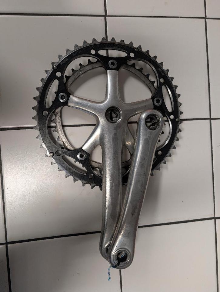 Campagnolo crankstel 170, Fietsen en Brommers, Fietsonderdelen, Gebruikt, Racefiets, Crankstel of Pedalen, Ophalen