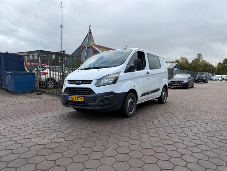 Ford Transit Custom 290 2.2 TDCI L1H1 Ambiente DC, Auto's, Bestelauto's, Bedrijf, Te koop, ABS, Boordcomputer, Centrale vergrendeling