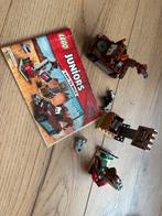 06- Lego Juniors Cars - Takelwagen Mater 10733, Ophalen of Verzenden, Gebruikt, Complete set, Lego