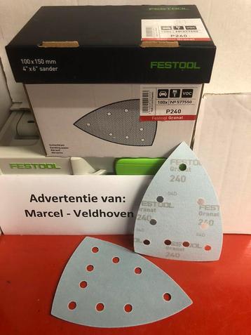 Festool Granat schuurpapier 25x P240 delta beschikbaar voor biedingen