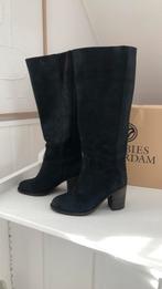 Lange blauwe Shabbies laarzen maat 38, Kleding | Dames, Schoenen, Ophalen of Verzenden, Zo goed als nieuw, Blauw, Hoge laarzen