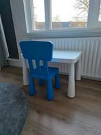 Ikea Mammut kindertafel en stoeltje, Ophalen of Verzenden, Zo goed als nieuw, Overige typen