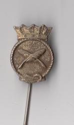 KM Koninklijke Marine Schrijver embleem speldje, Verzamelen, Niet vindbaar, Niet vindbaar, Nederland, Embleem of Badge