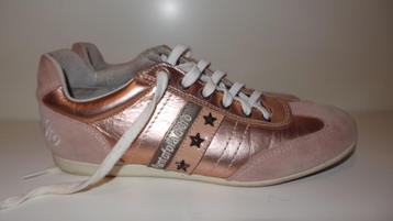 Metallic roze sneakers maat 40 Italiaanse pantofola d'oro beschikbaar voor biedingen