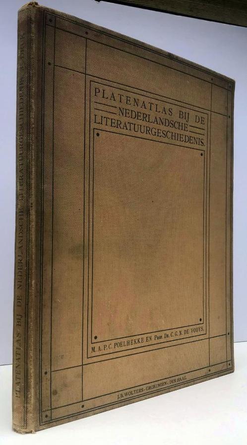 Platenatlas bij de Nederlandsche literatuurgeschiedenis 1923, Antiek en Kunst, Antiek | Boeken en Bijbels, Ophalen of Verzenden