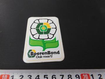 sticker BoerenBond Ook voor U  beschikbaar voor biedingen