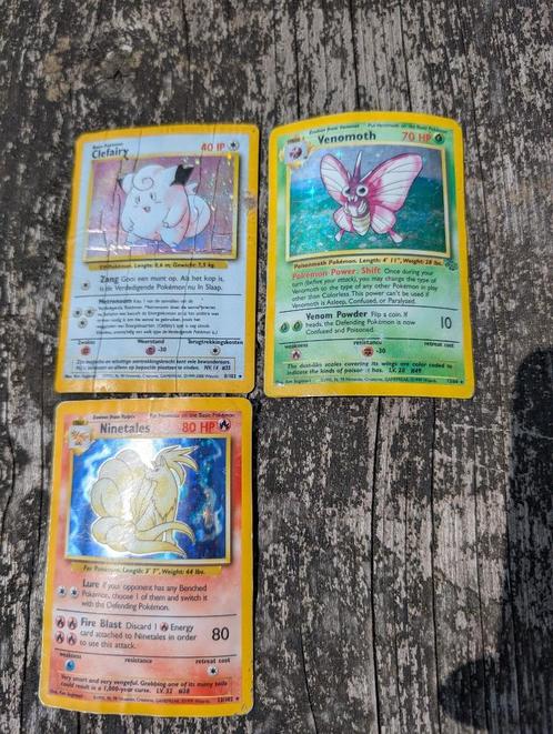 Oude set Pokemon kaarten, Hobby en Vrije tijd, Verzamelkaartspellen | Pokémon, Gebruikt, Meerdere kaarten, Ophalen of Verzenden