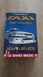 Dvdbox taxi the trilogy 3 dvd's luc besson films, Cd's en Dvd's, Dvd's | Actie, Boxset, Gebruikt, Ophalen of Verzenden, Vanaf 6 jaar