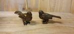 2 MUSJES / BRONS / vogel, Tuin en Terras, Tuinbeelden, Dierenbeeld, Info@huisentuindecoratiemarie.nl, Huis en tuin decoratie marie