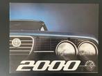 Alfa Romeo 2000 Berlina Brochure 1974, Ophalen of Verzenden, Zo goed als nieuw, Alfa Romeo