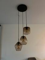 GERESERVEERD. Mooie hanglamp rookglas, Huis en Inrichting, Lampen | Hanglampen, Glas, Zo goed als nieuw, Ophalen, 75 cm of meer