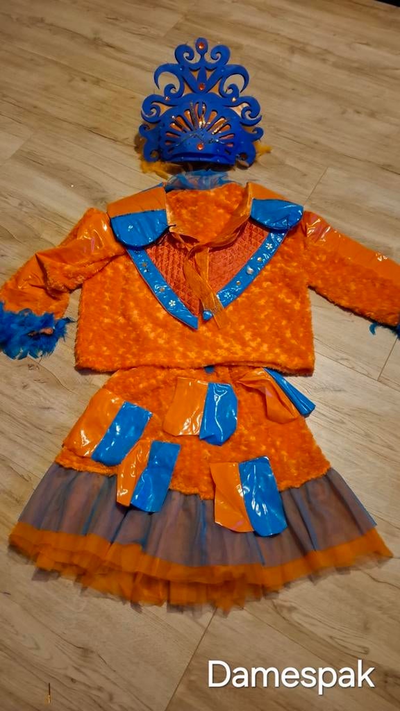Carnavalspakken Fantasie 2 stuks incl. hoed (dame-heer), Ophalen, Gedragen, Carnaval
