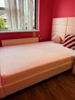 Bed incl. matras, Ophalen, Eenpersoons, Wit, Zo goed als nieuw