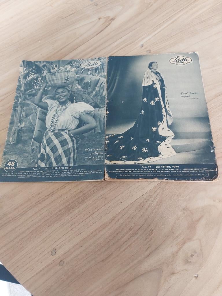 2x Antieke Libelle Bladen - Jaren '40, Ophalen of Verzenden, Gelezen, Damesbladen