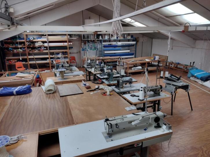 Volledige voorraad, inventaris en gereedschappen zeilmakerij, Watersport en Boten, Zeilen en Zeiltoebehoren, Zo goed als nieuw