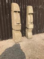 Paaseiland beeld handwerk gehakt uit natuursteen Moai, Tuin en Terras, Overige typen, Nieuw, Ophalen of Verzenden, https://verburgtvintage.nl/#contact