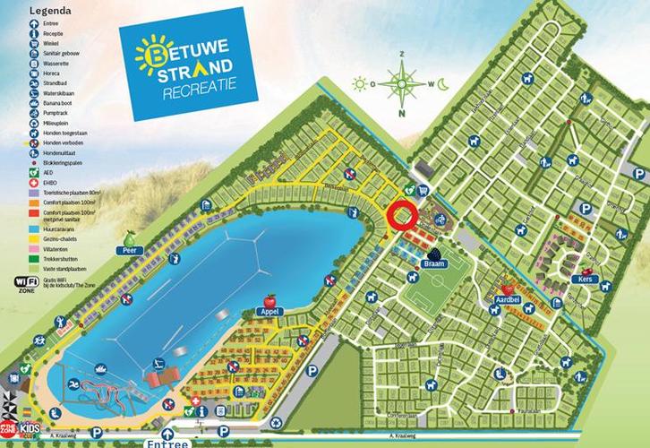 Vrije Kavels voor Vakantiewoning, Vakantie, Campings, Dorp, Aan meer of rivier, Huisdier toegestaan, Internet, Speeltuin, Tuin