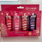 Lipgloss tubes swirl kerst christmas, Verzenden, Zo goed als nieuw, Lippen
