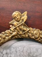 Antieke bronzen spiegel fotolijst, Antiek en Kunst, Ophalen of Verzenden