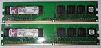 2 stuks Kingston 512MB DDR2-667 SDRAM, Computers en Software, RAM geheugen, Ophalen of Verzenden, DDR2, Desktop, Gebruikt
