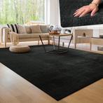 💖️️ ACTIE TRENDY SUPERZACHT VLOERKLEED ZWART 240X340 CM, Verzenden, Zwart, 200 cm of meer, Modern