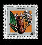 postzegel 378 Rwanda 150e verjaardag ontdekking Kinine, Ophalen of Verzenden, Overige landen, Postfris