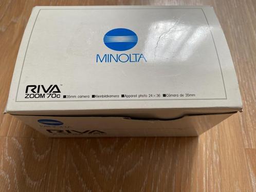 Minolta Riva Zoom 70C, Audio, Tv en Foto, Fotocamera's Analoog, Zo goed als nieuw, Compact, Minolta, Ophalen of Verzenden