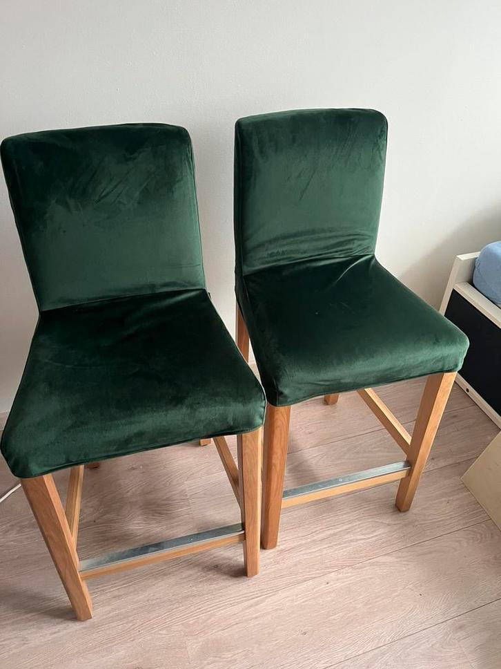 Ikea barkrukken, Huis en Inrichting, Barkrukken, Zo goed als nieuw, 60 tot 90 cm, 2 krukken, Ophalen