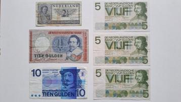 Nederlands bankbiljetten beschikbaar voor biedingen