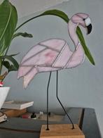 flamingo van gekleurd glas, Antiek en Kunst, Kunst | Designobjecten, Ophalen of Verzenden