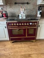Boretti fornuis met een dubbele oven, 4 pitten, Witgoed en Apparatuur, Fornuizen, 60 cm of meer, Ophalen of Verzenden, Zo goed als nieuw