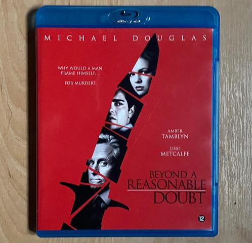 BEYOND A REASONABLE DOUBT BLU-RAY NLO MICHAEL DOUGLAS, Cd's en Dvd's, Blu-ray, Gebruikt, Thrillers en Misdaad, Verzenden