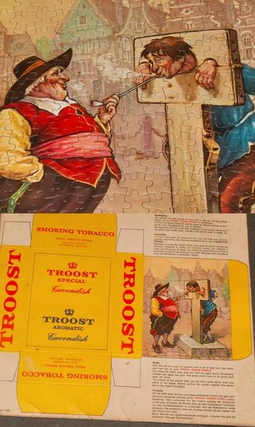 Troost vintage verpakking met puzzle  beschikbaar voor biedingen