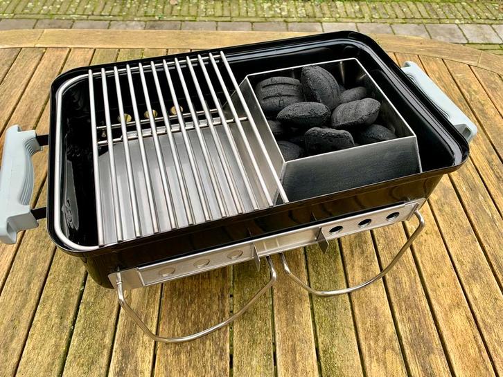 Kolen briketten pyramide voor Weber Go Anywhere, Tuin en Terras, Houtskoolbarbecues, Zo goed als nieuw, Ophalen of Verzenden