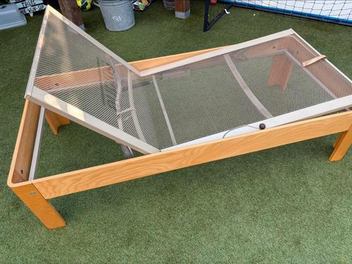 Aupingbed en bodem rug- en voetendeel verstelbaar, Huis en Inrichting, Slaapkamer | Bedden, Zo goed als nieuw, Eenpersoons, 90 cm