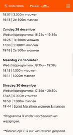 2 zitplaatsen OKT Thialf 30-12, Tickets en Kaartjes, Twee personen, December