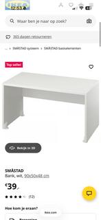 Smastad bankje - Gebruikt, goede staat, Ophalen, Gebruikt, Bureau