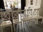 Eetkamerstoel Ikea X 5, Huis en Inrichting, Stoelen, Ophalen, Gebruikt, Wit, Landelijk