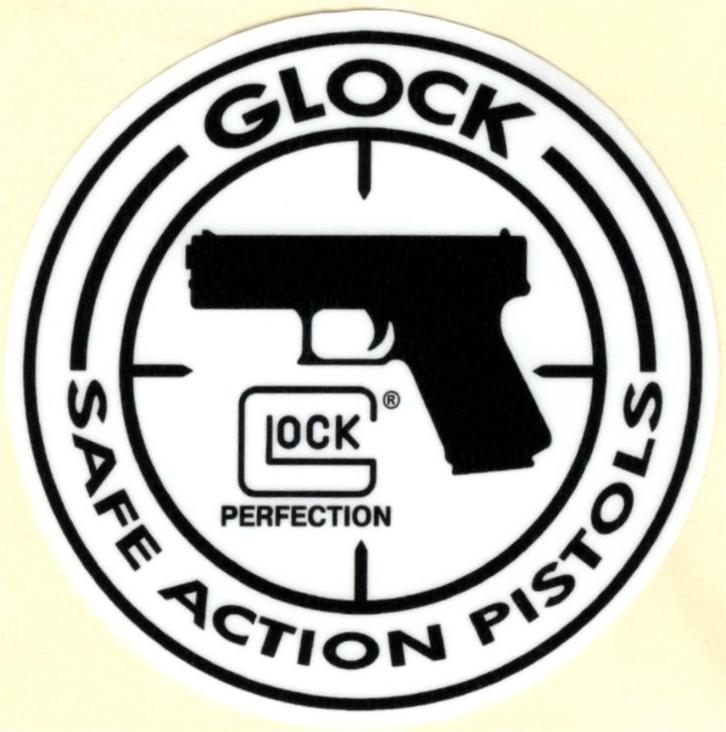 Glock Safe Action Pistols sticker, Verzamelen, Stickers, Nieuw, Bedrijf of Vereniging, Ophalen of Verzenden