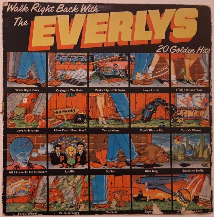 Walk Right Back With The Everly Brothers - 24 hits, Cd's en Dvd's, Vinyl | Pop, Gebruikt, 1960 tot 1980, 12 inch, Ophalen of Verzenden