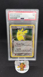 Pokemon kaart Holo secret Pikachu Ex Legend maker PSA 7, Ophalen of Verzenden, Losse kaart, Zo goed als nieuw