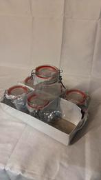 6 wekpotjes. Jampotjes, Ophalen of Verzenden, Zo goed als nieuw, Glas, Pot, Bus of Blik