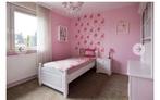 Eenpersoons bed wit, Huis en Inrichting, Ophalen, Gebruikt, 90 cm, Eenpersoons