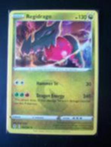 7841 N1195 Nieuwe Pokemon Kaart HOLO RARE REGIDRAGO 124/203 beschikbaar voor biedingen