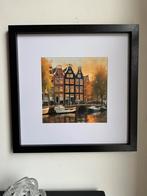 Kunst Amsterdam grachten modern schilderij art painting, Antiek en Kunst, Ophalen of Verzenden