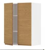 METOD Bovenkasten 2x, met planken/2 deuren 60x80 cm, Huis en Inrichting, Keuken | Keukenelementen, Ophalen, Gebruikt, Bruin, 50 tot 100 cm